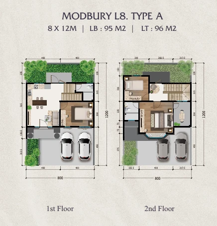 Floor plan for MODBURY L8 TYPE A