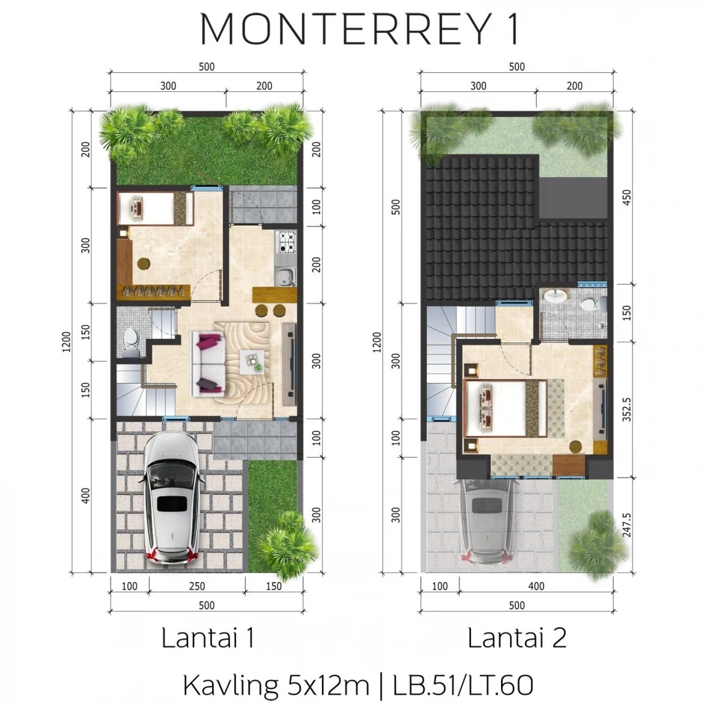 Floor plan for MONTERREY 1
